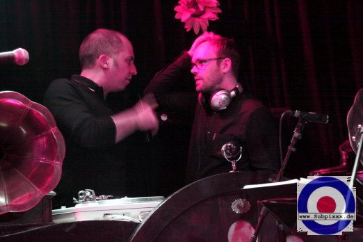 DJ Joe Travolta (D)  with DJ Savage Alex - Noels Ballroom, Leipzig 06. April 2012 (6).JPG